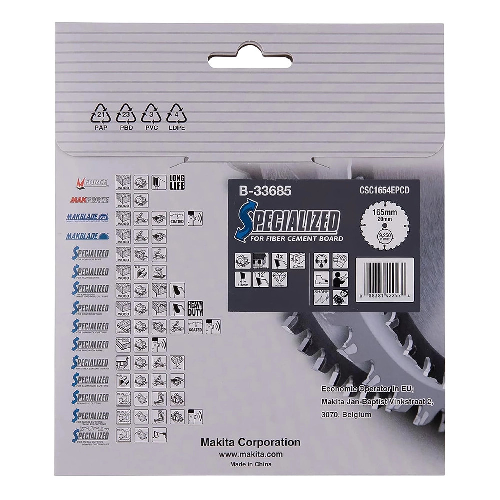 Makita 6-1/2" 48T Carbide-tipped Blade
