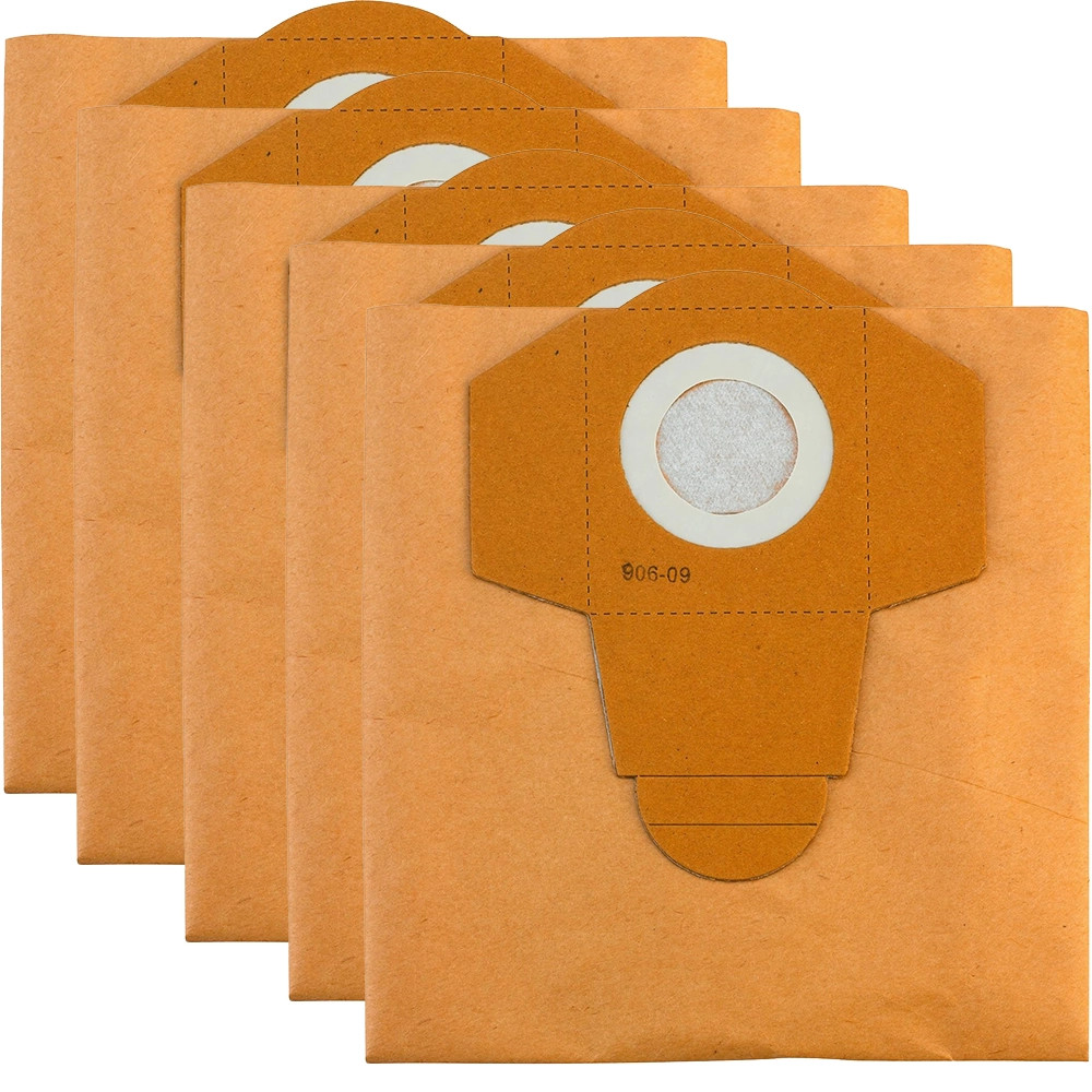Einhell 15L-20L Vacuum Cleaner Bags - Pack of 5 | Einhell Dust Bags ...