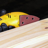 Vaunt Delta Sanding Sheets Hook & Loop 93mm 80 Grit - Pack of 10 image A