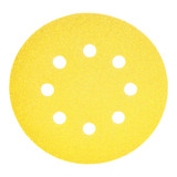 Vaunt Sanding Discs Yellow Oxide Hook & Loop 125mm 40 Grit - Pack of 10 image 1