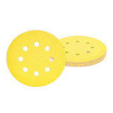 Vaunt Sanding Discs Yellow Oxide Hook & Loop 125mm 180 Grit - Pack of 10 image