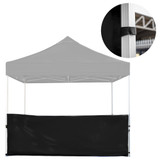 Vaunt 18005 Gazebo Half Side Panel Black 3m x 1m image