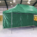 Vaunt 6m x 1.9m Plain Gazebo Side Panel - Green