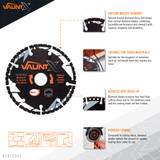 Vaunt X Diamond Blade Turbo Multi-Purpose 125mm image 3