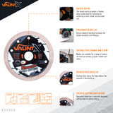 Vaunt X Diamond Specialist Tile Cutting Blade 125mm image 3