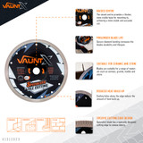 Vaunt X Diamond Specialist Tile Cutting Blade 200mm image 3