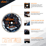 Vaunt X Diamond Specialist Tile Cutting Blade 250mm image 3