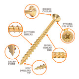 Vaunt 3.5mm x 20mm Multi-Purpose Screws - Box of 1500 image 2