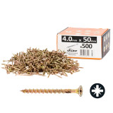 Vaunt 4.0mm x 50mm Multi-Purpose Wood Screws - Box of 500 image