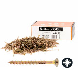 Vaunt 5.0mm x 60mm Multi-Purpose Wood Screws - Box of 400 image
