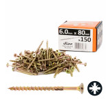 Vaunt 6.0mm x 80mm Multi-Purpose Wood Screws - Box of 150 image