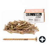 Vaunt 6.0mm x 100mm Multi-Purpose Wood Screws - Box of 150 image