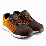 Vaunt Tokyo Safety Trainers - Black/Orange image