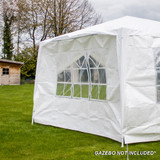 Vaunt Home 3m White Gazebo Window Side Panel image 1