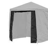 Vaunt Home 2m Black Gazebo Double Door Side Panel image