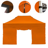 Vaunt X 4.5m x 1.9m Double Door Gazebo Side Panel - Orange image