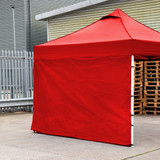 Vaunt 3m x 1.9m Plain Gazebo Side Panel - Red image B