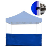 Vaunt X 3m x 1m Plain Gazebo Half Side Panel - Blue image