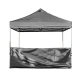 Vaunt 3m x 1m Plain Gazebo Half Side Panel - Grey image