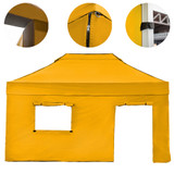 Vaunt X 4.5m x 1.9m Door & Window Gazebo Side Panel - Yellow image