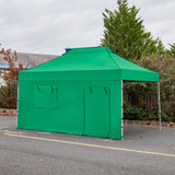 Vaunt X 4.5m x 1.9m Door & Window Gazebo Side Panel - Green image C