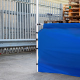Vaunt 3m x 1m Plain Gazebo Half Side Panel - Blue image B