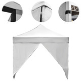 Vaunt X 3m x 1.9m Single Door Gazebo Side Panel - White image