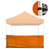 Vaunt 3m x 1m Plain Gazebo Half Side Panel - Orange image