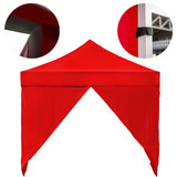Vaunt 3m x 1.9m Single Door Gazebo Side Panel - Red image