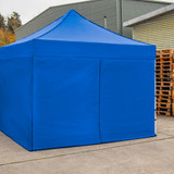Vaunt X 3m x 1.9m Single Door Gazebo Side Panel - Blue image B