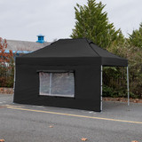 Vaunt X 4.5m x 1.9m Window Gazebo Side Panel - Black image B