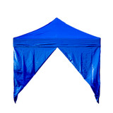 Vaunt 3m x 1.9m Single Door Gazebo Side Panel - Blue image A
