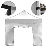 Vaunt 3m x 1.9m Double Door Gazebo Side Panel - White image