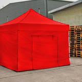Vaunt 3m x 1.9m Double Door Gazebo Side Panel - Red image B