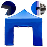 Vaunt 3m x 1.9m Double Door Gazebo Side Panel - Blue image