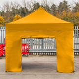 Vaunt 3m x 1.9m Double Door Gazebo Side Panel - Yellow image C