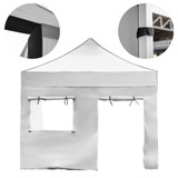 Vaunt 3m x 1.9m Door & Window Gazebo Side Panel - White image