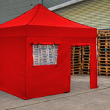 Vaunt 3m x 1.9m Door & Window Gazebo Side Panel - Red image C