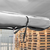 Vaunt 3m x 1.9m Window Gazebo Side Panel - White image D