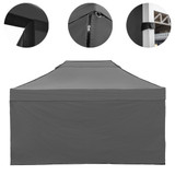 Vaunt X 4.5m x 1.9m Plain Gazebo Side Panel - Grey image