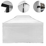 Vaunt X 4.5m x 1.9m Plain Gazebo Side Panel - White image