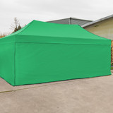 Vaunt X 6m x 1.9m Plain Gazebo Side Panel - Green image B