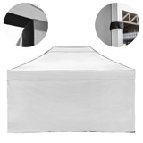 Vaunt 4.5m x 1.9m Plain Gazebo Side Panel - White image