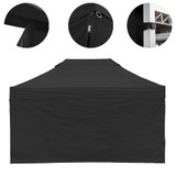 Vaunt X 4.5m x 1.9m Plain Gazebo Side Panel - Black image