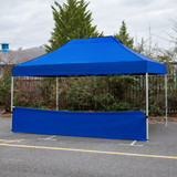 Vaunt X 4.5m x 1m Plain Gazebo Half Side Panel - Blue image C