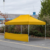Vaunt X 4.5m x 1m Plain Gazebo Half Side Panel - Yellow image B