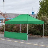Vaunt X 4.5m x 1m Plain Gazebo Half Side Panel - Green image B