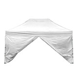 Vaunt 4.5m x 1.9m Single Door Gazebo Side Panel - White image