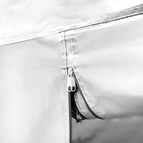 Vaunt X 4.5m x 1.9m Single Door Gazebo Side Panel - White image D