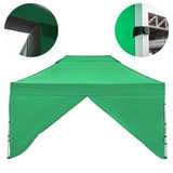 Vaunt 4.5m x 1.9m Single Door Gazebo Side Panel - Green image